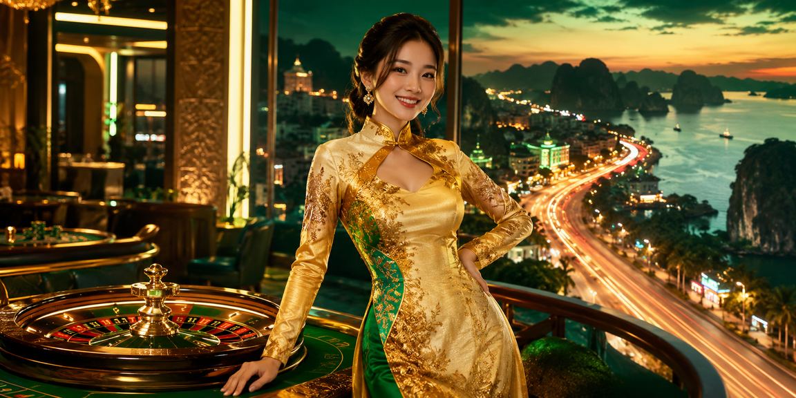 Bàn roulette sang trọng tại Hạ Long